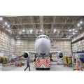 Estrutura de aço personalizado hangar hangar space moldure telhado de manutenção hangar